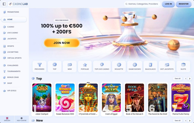casinolab Gameplay